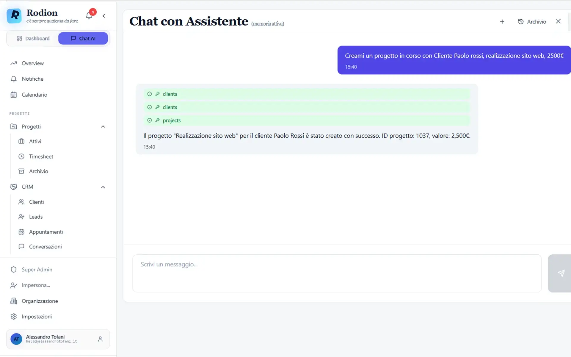 Assistente AI